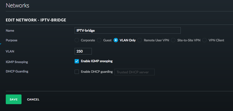 Solcon IPTV via Ubiquiti USG